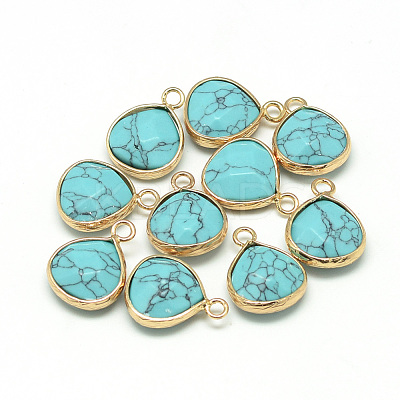Synthetic Turquoise Pendants G-Q963-03-1