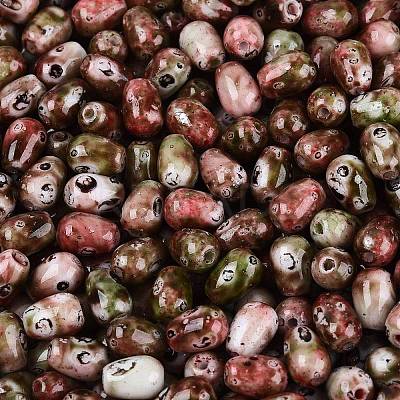 Picasso Glass Seed Beads SEED-N012-10L-1