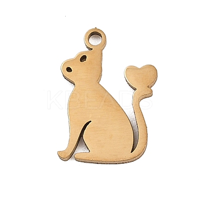 201 Stainless Steel Charms LS-STAS-Z155-03G-1