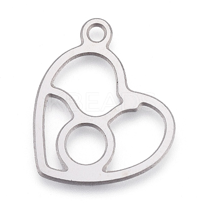 Non-Tarnish 304 Stainless Steel Pendants LS-STAS-M228-A01-04P-1