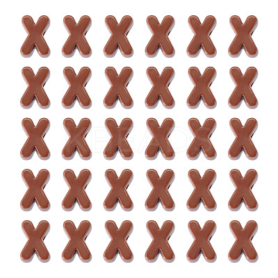 Opaque Acrylic European Beads OACR-TAC0019-006X-1
