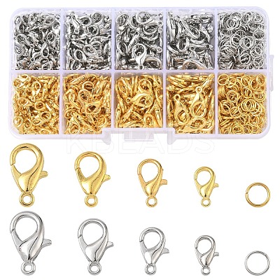 Zinc Alloy Lobster Claw Clasps DIY-YW0017-19-1