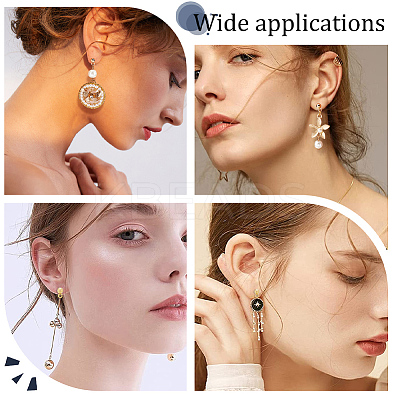 100Pcs 304 Stainless Steel Ball Post Stud Earring Findings STAS-BBC0008-46-1