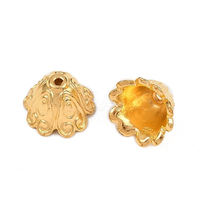 Tibetan Style Alloy Bead Caps LS-TIBEB-EA9700YKG-G-FF-1