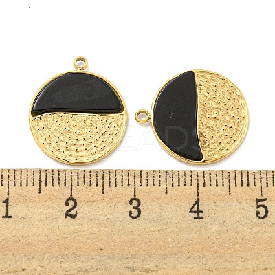 PVD Vacuum Plating 304 Stainless Steel Pendants STAS-L278-118G-02-1