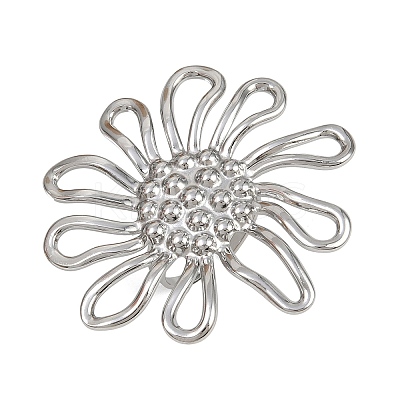 304 Stainless Steel Cuff Rings for Women RJEW-L133-01P-1