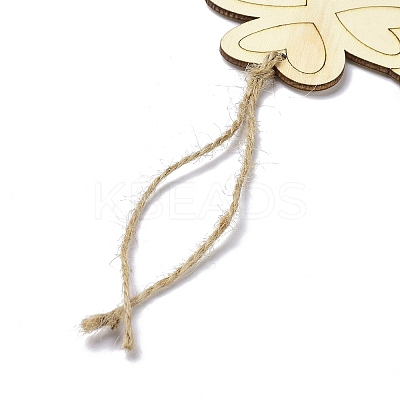 DIY Shamrock Wreath Unfinished Wooden Ornaments Blank Wooden Embellishments LS-WOOD-C009-01-1