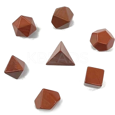 Natural Red Jasper Mixed Shape Figurines Statues for Home Desk Decorations PW-WG17608-04-1