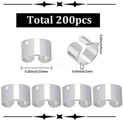 200Pcs Zinc Alloy Dreadlocks Beads Hair Decoration FIND-SC0022-57-1