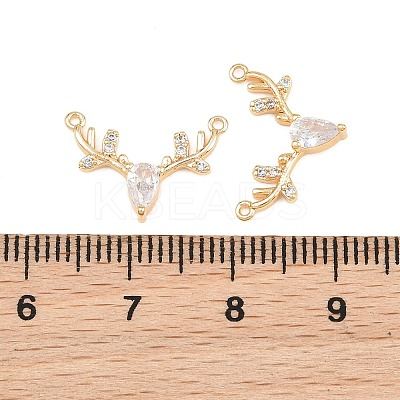 Brass Pave Cubic Zirconia Pendants KK-CBA866A-13G-1