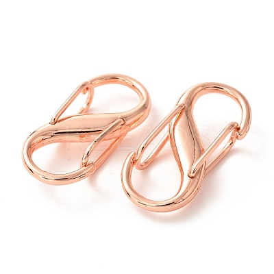 Zinc Alloy DIY Bags Adjustable Clasps Accessories PALLOY-A068-06RG-1
