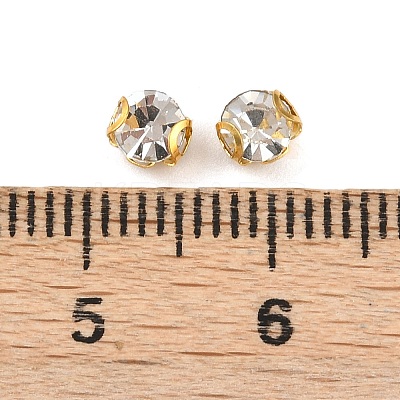 Flat Round Sew on Rhinestone Montee Beads STAS-B107-01A-01G-1