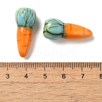 Food Theme Handmade Porcelain Beads LS-PORC-NH0001-02-1