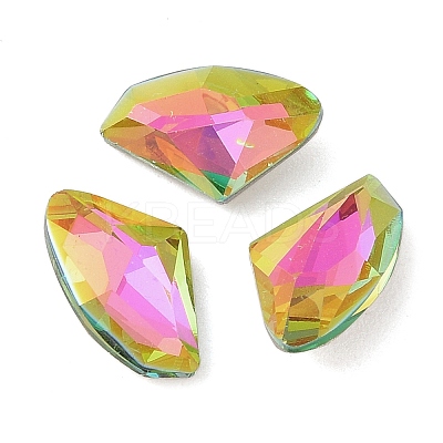 Glass Rhinestone Cabochons RGLA-L029-11B-VRLA-1