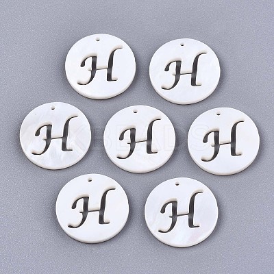 Natural Freshwater Shell Charms X-SHEL-S276-119H-1