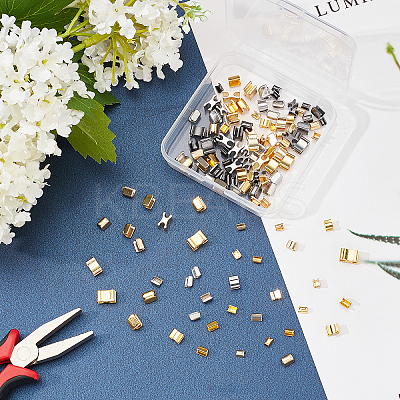 Brass Zipper Top Stops FIND-BC0001-56-1
