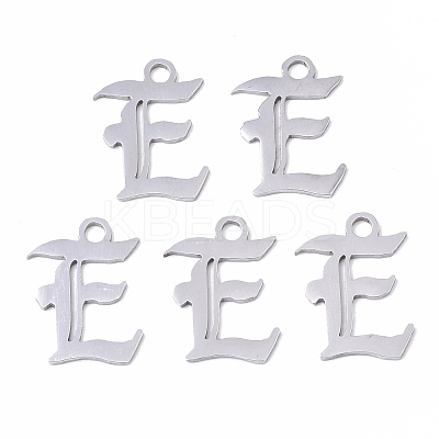 Tarnish Resistant 201 Stainless Steel Pendants STAS-N091-40E-1