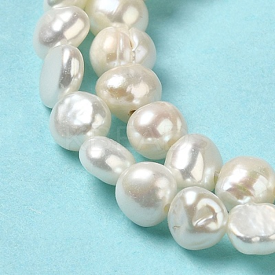 Natural Cultured Freshwater Pearl Beads Strands PEAR-E017-24-1