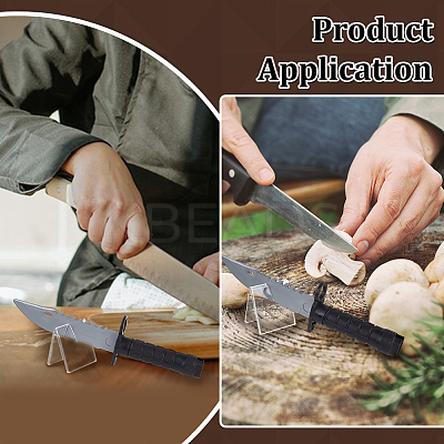 Acrylic Kitchen Knife Holders AJEW-WH0752-028-1