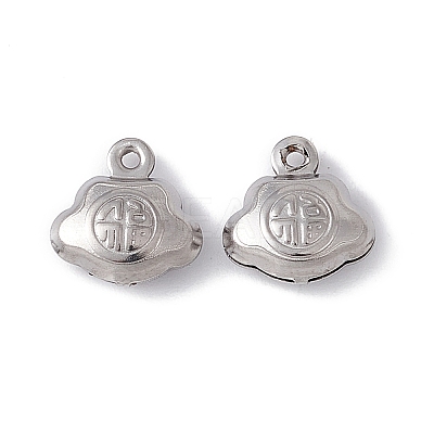 Non-Tarnish 304 Stainless Steel Charms STAS-G291-17P-1
