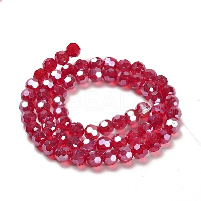 Transparent Glass Beads EGLA-A035-T8mm-B07-1