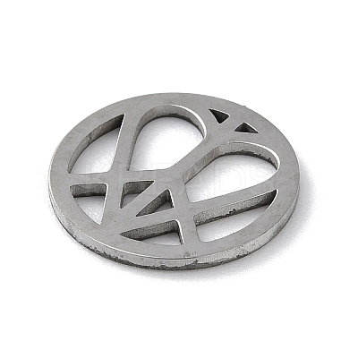 Non-Tarnish 304 Stainless Steel Charms STAS-P338-05P-1