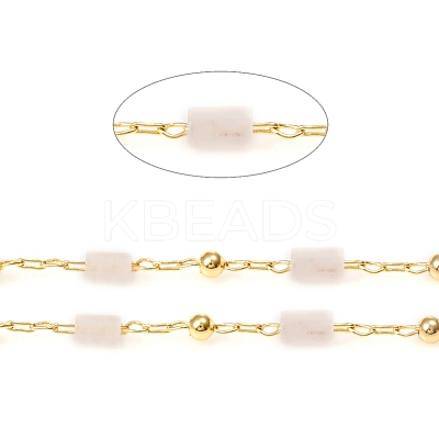 Handmade Natural Rose Quartz Beaded Chains CHC-E021-01D-1