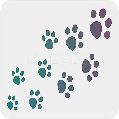 Large Plastic Reusable Drawing Painting Stencils Templates DIY-WH0202-038-1