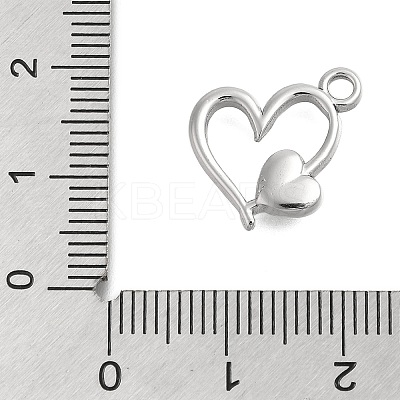 Anti-Tarnish 304 Stainless Steel Pendants STAS-D192-12P-1