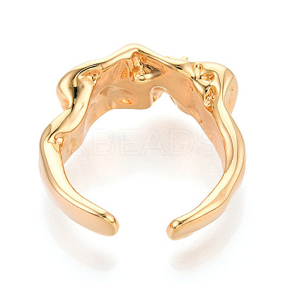 Brass Cup Peg Ring Settings KK-N274-05G-1