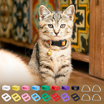 64Pcs 25 Style Rectangle Shape Plastic Buckle Clasps FIND-DC0004-63-1