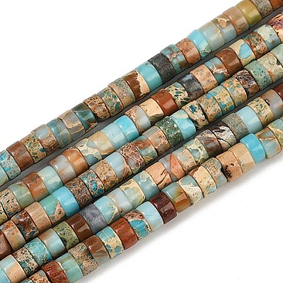Natural Imperial Jasper Beads Strands G-Q171-A01-01K-1