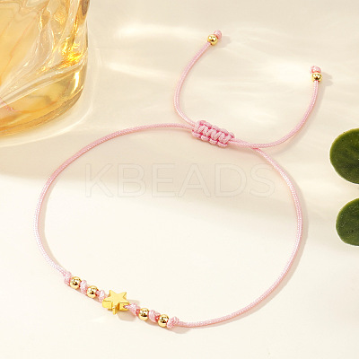 Adjustable Nylon Cord Braided Bracelets AV3788-5-1