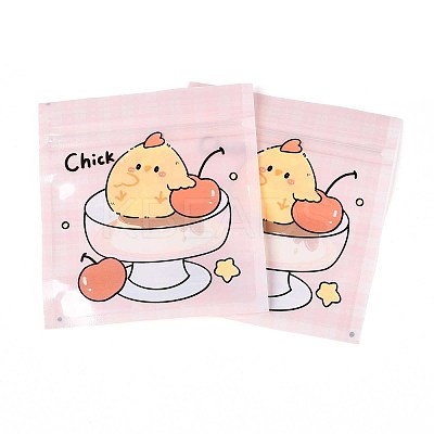 Square Plastic Packaging Resealable Bags OPP-K001-04D-1