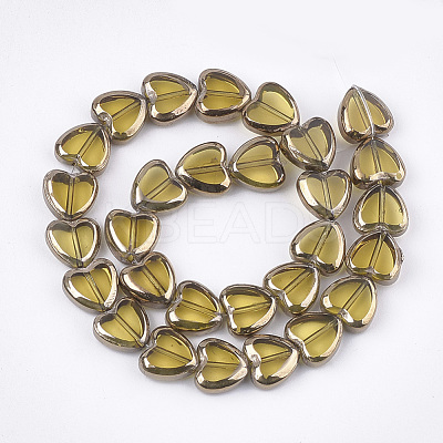 Electroplate Glass Beads Strands EGLA-S188-09H-1