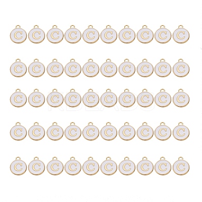 Golden Plated Alloy Charms ENAM-SZ0001-25A-C-1