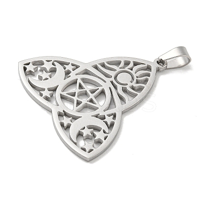 304 Stainless Steel Pendants STAS-M067-04P-1