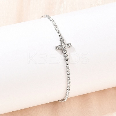304 Stainless Steel Cup Chains Bracelets for Women BJEW-D364-01A-P-1