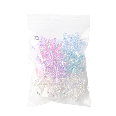 14Pcs 5 Colors AB Color Transparent Acrylic Chandelier Component Links TACR-FS0001-55-1