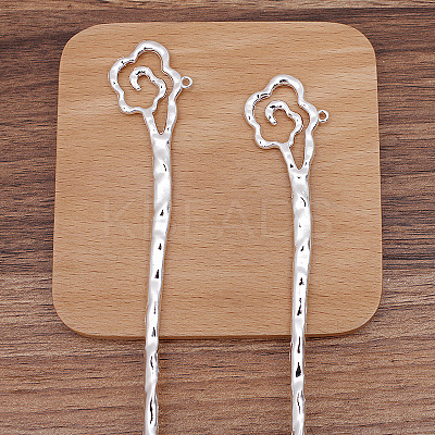 Alloy Cloud Hair Sticks OHAR-PW0006-15B-1
