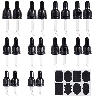 Essential Oil Bent Tip Glass Dropper TOOL-PH0017-20-1