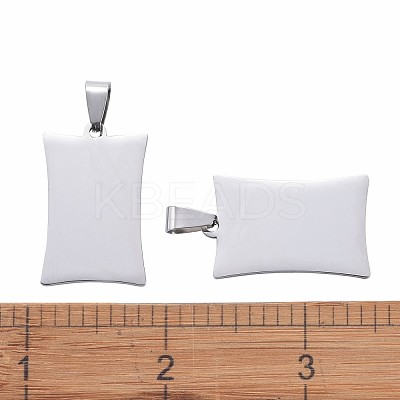 Tarnish Resistant 304 Stainless Steel Pendants STAS-I140-25S-1