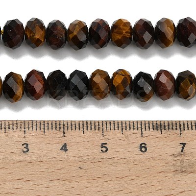 Three-color Natural Tiger Eye Beads Strands G-Z111-A02-02-1