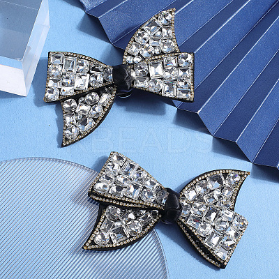 Bowknot Non-woven Fabrics Shoe Decoration FIND-WH0139-290B-1
