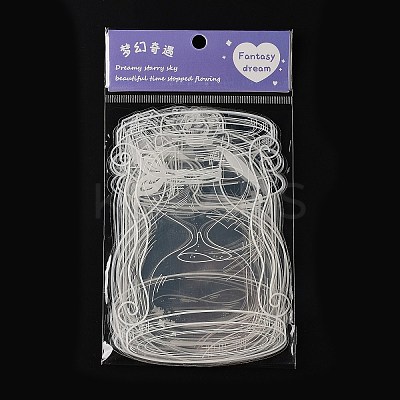 20Pcs 5 Styles PET Plastic Waterproof Self-Adhesive Lace Bottle Stickers AJEW-Z024-02A-1