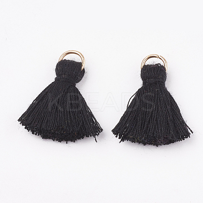 Polycotton(Polyester Cotton) Tassel Pendant Decorations X-FIND-S280-01-1