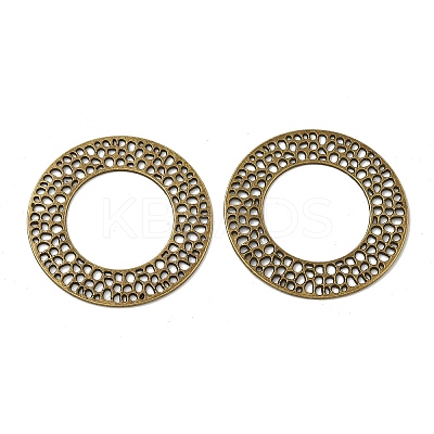 Tibetan Style Alloy Linking Rings X-TIBE-Q035-055AB-NR-1