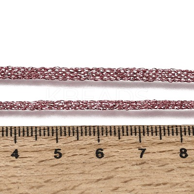3.5MM Polyester Metallic Cord Braided Cord Necklace Making FB-CBAA152-01G-1