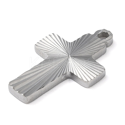 Non-Tarnish 304 Stainless Steel Pendants STAS-D025-02P-02-1