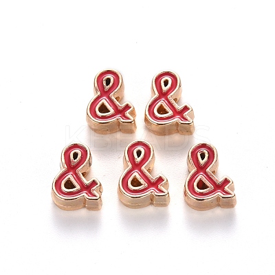 Alloy Enamel Beads X-ENAM-R055-03-12-RS-1